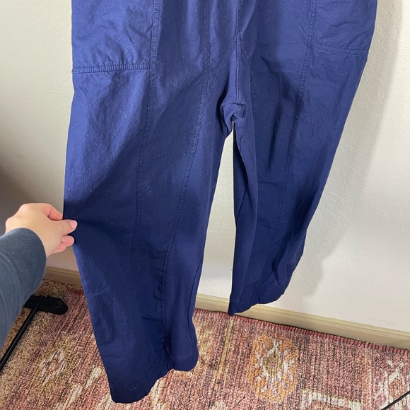 Daily Practice by Anthropologie Zip-Front Jumpsuit in Navy Size Small - Picture 7 of 10